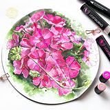 Yuvarlak d20 cm eskiz defteri (marker ve grafik için) Round sketchbook