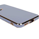 Gpack Xiaomi Redmi Note 12 4G Kılıf Bark Parlak Silikon Renkli Kenarları Rose