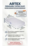 Kılıf İnci 80x190 Yatak Kılıfı Koruyucusu Yatak Örtüsü Fermuarlı Kapitone Zippered Mattress Cover