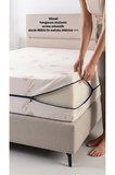 Kılıf Bamboo 180x200 Yatak Kılıfı Koruyucusu Örtüsü Fermuarlı Kapitone Fit Zippered Mattress Cover