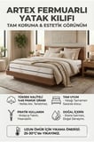 Kılıf Bamboo 180x200 Yatak Kılıfı Koruyucusu Örtüsü Fermuarlı Kapitone Fit Zippered Mattress Cover