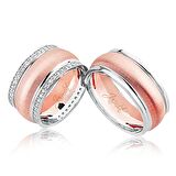 Taşlı Altın Alyans 1705-2