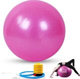 Leyaton Dayanıklı Yüksek Kalite Fitilli Pilates Topu Ve Pompa Seti