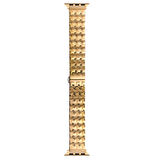 Gpack Apple Watch 4 5 uyumlu 38mm Kordon Metal Zigzag Fit Tasarım Desenli KRD86