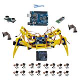 Emes Robotik Robot Örümcek Full Seti (motorlar Ve Elektronik Dahil)