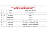 Emes Robotik Robot Örümcek Full Seti (motorlar Ve Elektronik Dahil)
