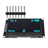 2.42 inç 128x64 SSD1309 7 Pinli SPI/I2C Mavi OLED LCD Ekran Modülü