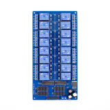DC 12V 16 Kanal Low-Level Tetiklemeli Işık Bağlantılı Röle Modülü