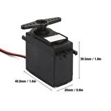 DS04-NFC 5.5Kg/cm 360 Derece Sürekli Dönebilen Servo Motor
