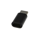 Micro USB Type-C Dönüştürücü Siyah Micro USB to Type-C Çevirici