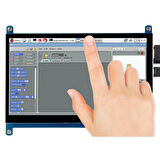 Waveshare 7 inch HDMI LCD Kapasitif Dokunmatik Ekran IPS 1024x600 (C)