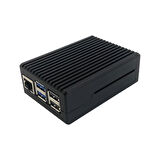 Raspberry Pi 5 için Dört Hatlı Fanlı Metal Alüminyum Kasa