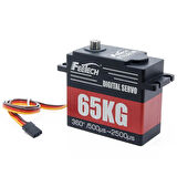 FeeTech FT6365M 360 Derece PWM 65KG Çelik Dişli Su Geçirmez Servo Motor