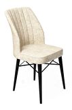 Rovena Lera Siyah Mermer 70x110 Sabit Mdf Mutfak Masası Takımı 2 Adet Sandalye