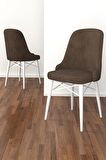 Rovena Rain Beyaz Mermer 70x114 Açılabilir Mdf Mutfak Masası Takımı 4 Adet Sandalye