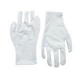 Unisex Beyaz Bando Garson Pandomim Gösteri Merasim Tören Eldiveni Glove