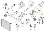 BMW E46 N40 N42 N45 N46 MOTOR RADYATÖR ÜST HORTUMU 17127520668