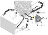 BMW E87 E90 VE E91 M47N2 YEDEK SU DEPO HORTUMU 17127789590