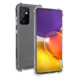Gpack Samsung Galaxy A54 Kılıf AntiShock Köşeli Şeffaf Sert Silikon