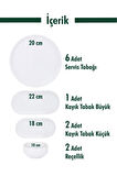 11 Parça Seramik Kahvaltı Takımı Lüx Kahvaltılık Sunum Seti Yuvarlak