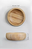 Bambu Ahşap Sosluk ve Çerezlik 10 cm 6'lı Set
