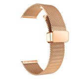 Gpack Google Ticwatch S2 Wear Os Kordon Metal Hasır Ayarlanabilir Mıknatıslı KRD85