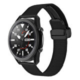 Gpack Honor MagicWatch 2 Sport Kordon Metal Hasır Ayarlanabilir Mıknatıslı KRD85