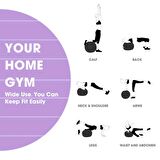 Clifton 65 Cm Fitilli Pilates Topu Ve Pompa Seti Plates Denge Yoga Spor Egzersiz Top Jimnastik Gym