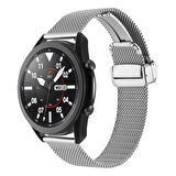 Gpack Huawei Watch GT 3 Pro Titanium Kordon Metal Hasır Ayarlanabilir Mıknatıslı KRD85