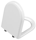 VitrA Integra 121-003-909 Universal Klozet Kapağı, Yavaş Kapanır, Kolay Çıkabilir, Beyaz