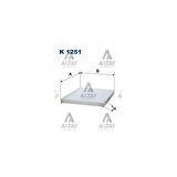 POLEN FİLTRESİ FIESTA / COURİER / BMAX 08= KARBONSUZ