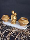 GOLD SEVGİLİ FİJİ MUMLUK SET