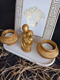 GOLD SEVGİLİ FİJİ MUMLUK SET