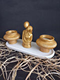 GOLD SEVGİLİ FİJİ MUMLUK SET
