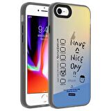 Gpack Apple iPhone SE 2022 Kılıf Desenli Dragon Serisi Sert Kapak