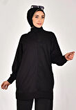CYLN10569 PUANE İKİ İPLİK KUMAŞ ÇİZGİLİ KUMAŞ GARNİLİ SWEATSHIRT