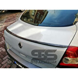 Sts Oto Aksesuar Renault Megane 2 Sedan Bagaj Üstü Spoiler Bagaj Çıtası Piano Black