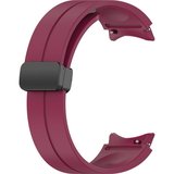 Gpack Samsung Galaxy Watch 6 uyumlu Classic 47mm Kordon Silikon Mıknatıslı Ayarlanabilir HS19