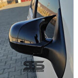 Vw Bora Yarasa Ayna Kapağı Batman Ayna Kapak Sağ Ayna Küçük Piano Black Parlak Siyah Bora Ayna bora ayna kapak