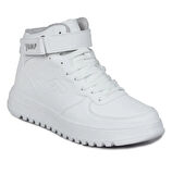 Jump 17308 Beyaz Yüksek Bilekli Günlük Kadın Sneaker