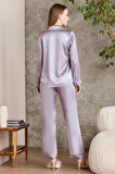 Saten Biyeli Pijama Takımı - 1200