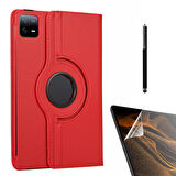 Gpack Xiaomi Mi Pad 6 Kılıf Kapaklı Standlı 360 Dönebilen Koruma dn22  Nano  Kalem