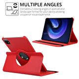 Gpack Xiaomi Mi Pad 6 Pro Kılıf Kapaklı Standlı 360 Dönebilen Koruma dn22  Nano  Kalem