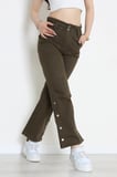 Modi Green Paça Çıtçıt Kot Pantolon Haki - 405400.2141.