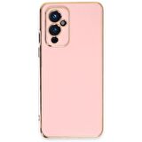 Gpack OnePlus 9 Kılıf Bark Silikon Renkli Kenarları Parlak