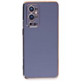 Gpack OnePlus 9 Pro Kılıf Bark Silikon Renkli Kenarları Parlak