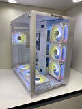 DAGMOR SEAVİEW PRO WHİTE GAMİNG ARGB X7 FAN BÜYÜK AKVARYUM KASA