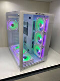 DAGMOR SEAVİEW PRO WHİTE GAMİNG ARGB X7 FAN BÜYÜK AKVARYUM KASA
