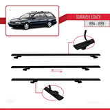Subaru Legacy 2 (BD) 1994-1999 Arası ile Uyumlu BASIC Model Ara Atkı Tavan Barı Siyah 2 Adet