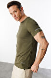 Erkek Nem Emici Hızlı Kuruma Atletik Teknik Performans Spor T-shirt DRIFIT-KISAKOLNEW